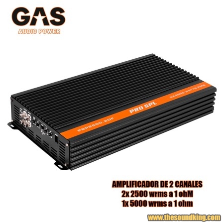 Amplificador GAS Audio PSP25002DF (2 Canales)